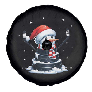 Hockey Puck Snowman Spare Tire Cover Funny Holiday Christmas Gift TS12 Print Your Wear