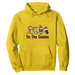 Funny Ice Hockey Christmas Gift Hoodie Tis The Season TS12 Daisy Print Your Wear