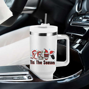Funny Ice Hockey Christmas Gift Tumbler With Handle Tis The Season TS12 Print Your Wear
