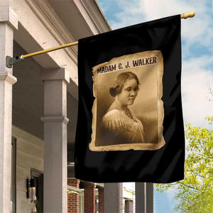 Madam CJ Walker Garden Flag Female Empowerment History Gift TS12 Print Your Wear