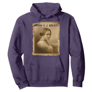 Madam CJ Walker Hoodie Female Empowerment History Gift TS12 Purple Print Your Wear