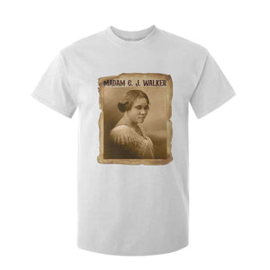 Madam CJ Walker T Shirt For Kid Female Empowerment History Gift TS12 White Print Your Wear