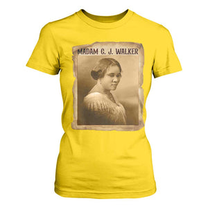 Madam CJ Walker T Shirt For Women Female Empowerment History Gift TS12 Daisy Print Your Wear