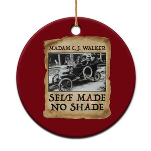 Madam CJ Walker Self Made Millionaire Ceramic Ornament Strong Black Woman Leader TS12 1pc Red Print Your Wear