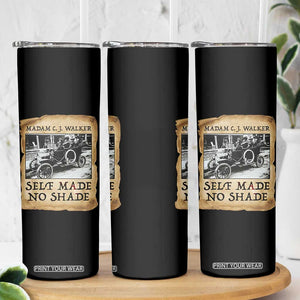Madam CJ Walker Self Made Millionaire Skinny Tumbler Strong Black Woman Leader TS12 Print Your Wear