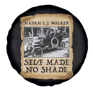 Madam CJ Walker Self Made Millionaire Spare Tire Cover Strong Black Woman Leader TS12 Print Your Wear