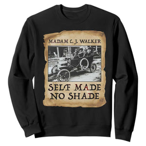 Madam CJ Walker Self Made Millionaire Sweatshirt Strong Black Woman Leader TS12 Black Print Your Wear