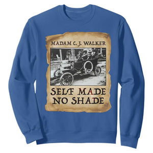 Madam CJ Walker Self Made Millionaire Sweatshirt Strong Black Woman Leader TS12 Royal Blue Print Your Wear