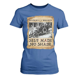 Madam CJ Walker Self Made Millionaire T Shirt For Women Strong Black Woman Leader TS12 Royal Blue Print Your Wear