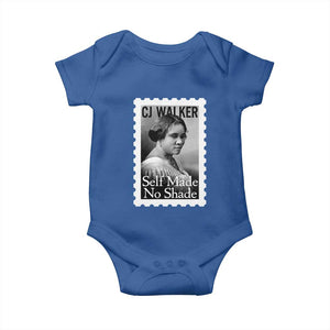 Madam CJ Walker Baby Onesie Strong Black Woman Leader TS12 Royal Blue Print Your Wear