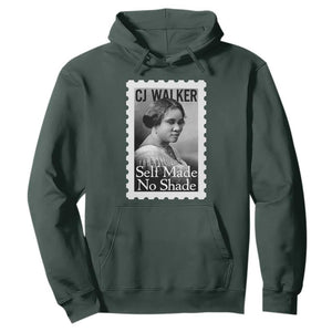 Madam CJ Walker Hoodie Strong Black Woman Leader TS12 Dark Forest Green Print Your Wear