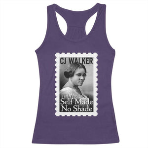 Madam CJ Walker Racerback Tank Top Strong Black Woman Leader TS12 Purple Print Your Wear