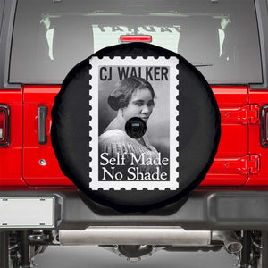 Madam CJ Walker Spare Tire Cover Strong Black Woman Leader TS12 Black Print Your Wear