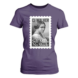 Madam CJ Walker T Shirt For Women Strong Black Woman Leader TS12 Purple Print Your Wear