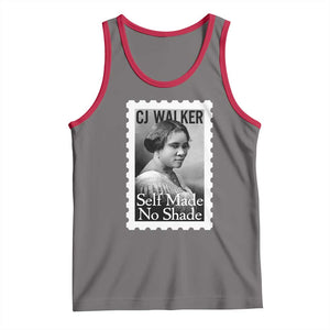 Madam CJ Walker Tank Top Strong Black Woman Leader TS12 Deep Heather Red Print Your Wear