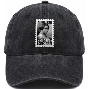 Madam CJ Walker Washed Cotton Baseball Cap Strong Black Woman Leader TS12 Print Your Wear
