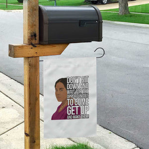 Madam CJ Walker Quote Garden Flag Do Not Sit Down And Wait For Opportunities TS12 Print Your Wear