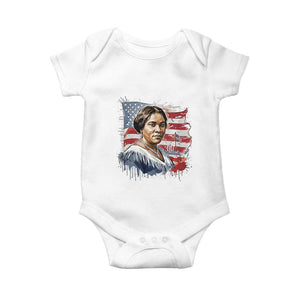 Madam CJ Walker Patriotic Baby Onesie Strong Black Woman Leader TS12 White Print Your Wear