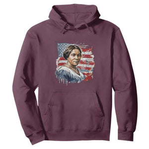 Madam CJ Walker Patriotic Hoodie Strong Black Woman Leader TS12 Maroon Print Your Wear