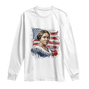 Madam CJ Walker Patriotic Long Sleeve Shirt Strong Black Woman Leader TS12 White Print Your Wear