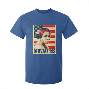 Madam CJ Walker Patriotic T Shirt For Kid Black History Month Gift TS12 Royal Blue Print Your Wear