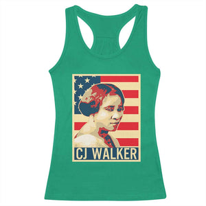 Madam CJ Walker Patriotic Racerback Tank Top Black History Month Gift TS12 Irish Green Print Your Wear