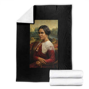 Madam CJ Walker Mona Lisa Throw Blanket Black History Month Gift TS12 Black Print Your Wear
