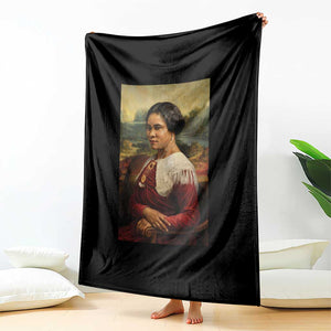 Madam CJ Walker Mona Lisa Throw Blanket Black History Month Gift TS12 Print Your Wear