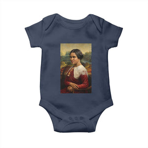 Madam CJ Walker Mona Lisa Baby Onesie Black History Month Gift TS12 Navy Print Your Wear