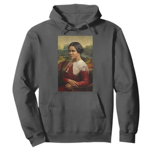 Madam CJ Walker Mona Lisa Hoodie Black History Month Gift TS12 Dark Heather Print Your Wear