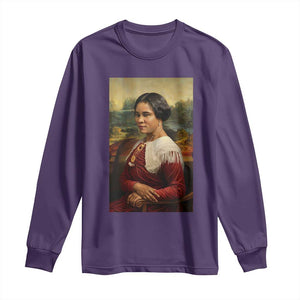 Madam CJ Walker Mona Lisa Long Sleeve Shirt Black History Month Gift TS12 Purple Print Your Wear