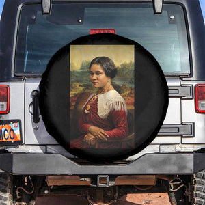 Madam CJ Walker Mona Lisa Spare Tire Cover Black History Month Gift TS12 No hole Black Print Your Wear
