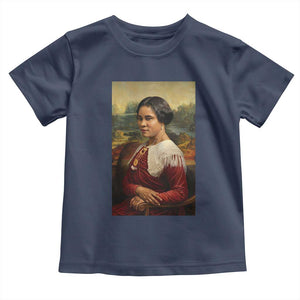 Madam CJ Walker Mona Lisa Toddler T Shirt Black History Month Gift TS12 Navy Print Your Wear