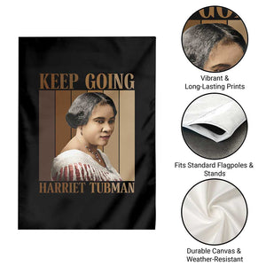 Madam CJ Walker Keep Going Retro Poster Garden Flag Black History Month Gift TS12 Print Your Wear
