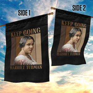 Madam CJ Walker Keep Going Retro Poster Garden Flag Black History Month Gift TS12 Print Your Wear