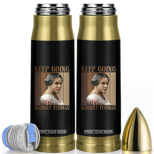 Madam CJ Walker Keep Going Retro Poster Bullet Tumbler Black History Month Gift TS12 Black Print Your Wear