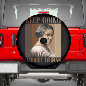 Madam CJ Walker Keep Going Retro Poster Spare Tire Cover Black History Month Gift TS12 Black Print Your Wear