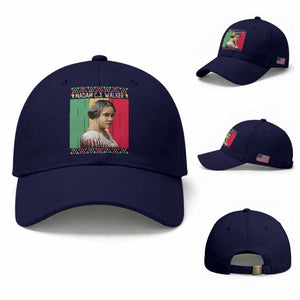 Madam CJ Walker Retro Sunset Baseball Cap Strong Black Woman Leader TS12 Baseball Cap Universal Fit Dark Blue Print Your Wear