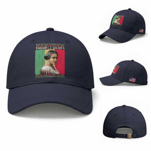 Madam CJ Walker Retro Sunset Baseball Cap Strong Black Woman Leader TS12 Baseball Cap Universal Fit Navy Print Your Wear