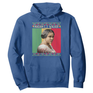 Madam CJ Walker Retro Sunset Hoodie Strong Black Woman Leader TS12 Royal Blue Print Your Wear