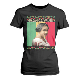Madam CJ Walker Retro Sunset T Shirt For Women Strong Black Woman Leader TS12 Black Print Your Wear