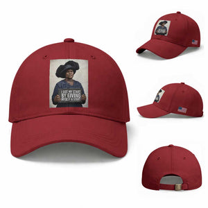 Madam CJ Walker Quote Baseball Cap I Got My Start By Giving Myself A Start TS12 Baseball Cap Universal Fit Cherry Red Print Your Wear
