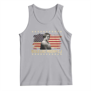 Build Like Madam CJ Walker Tank Top Black History Month Gift TS12 Athletic Heather Print Your Wear