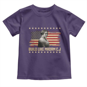 Build Like Madam CJ Walker Toddler T Shirt Black History Month Gift TS12 Purple Print Your Wear