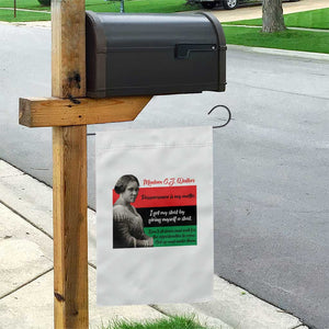 Madam CJ Walker Garden Flag Women Empowerment Inspirational Quote TS12 Print Your Wear