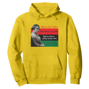 Madam CJ Walker Hoodie Women Empowerment Inspirational Quote TS12 Daisy Print Your Wear