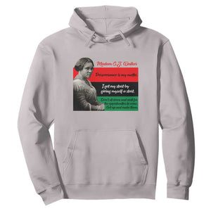 Madam CJ Walker Hoodie Women Empowerment Inspirational Quote TS12 Ice Gray Print Your Wear