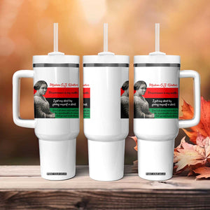 Madam CJ Walker Tumbler With Handle Women Empowerment Inspirational Quote TS12 Print Your Wear