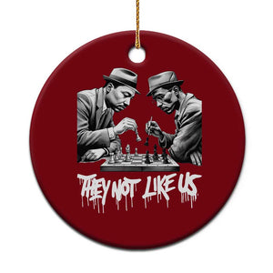 MLK And Malcolm X Ceramic Ornament They Not Like Us African American Heritage Gift TS12 1pc Red Print Your Wear