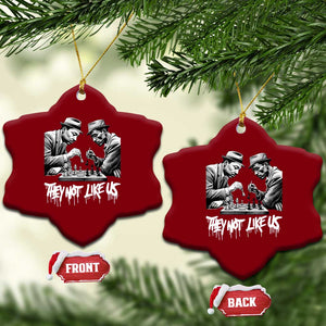 MLK And Malcolm X Ceramic Ornament They Not Like Us African American Heritage Gift TS12 Print Your Wear